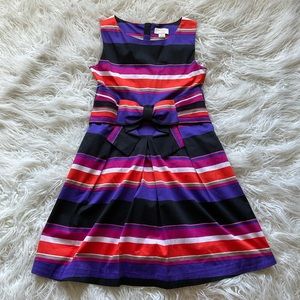 Kate Spade Multicolor‎ Striped Fit & Flare Dress
